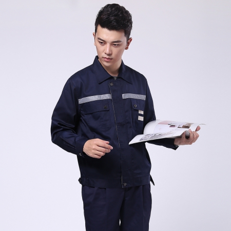 反光条安全警示职业工作服-2
