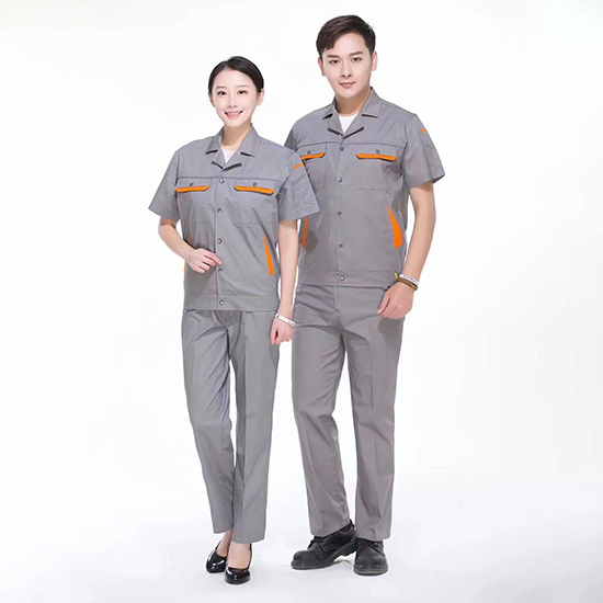 夏季新款短袖工作服-2