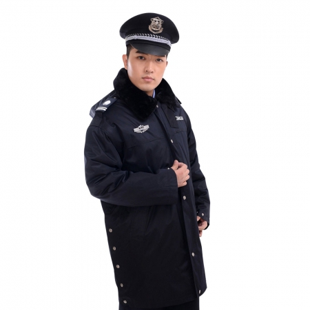 冬季棉服保安服大衣-3
