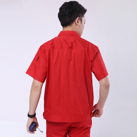 涤棉细斜纹防静电服-4