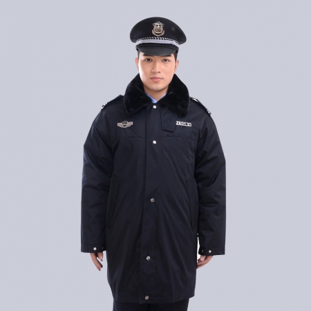 冬季棉服保安服大衣-2